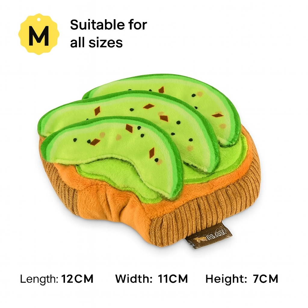 Chew & Play Deluxe Brunch Plush Dog Toy Set