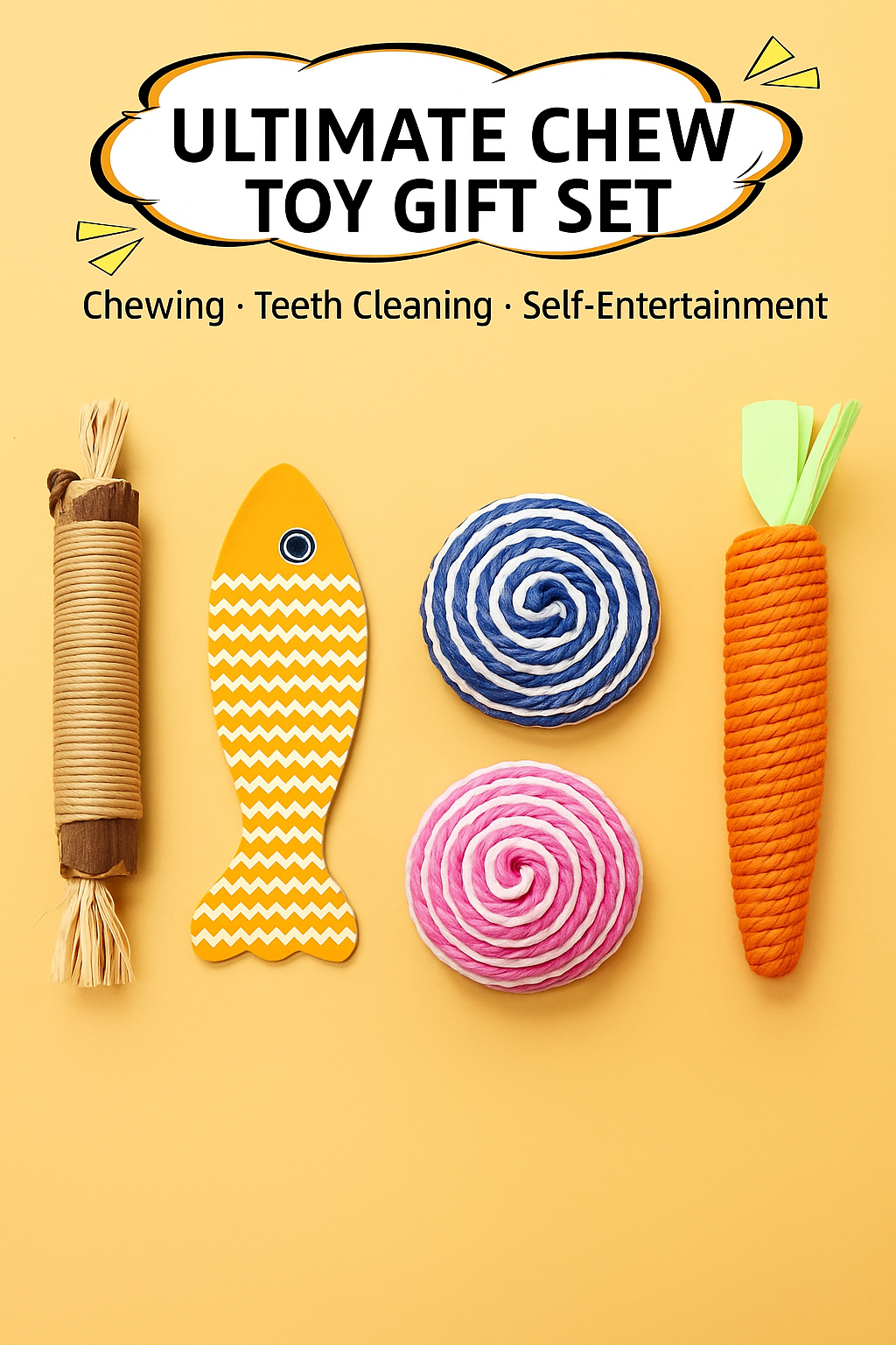 Ultimate Chew Toy Gift Set for Cat