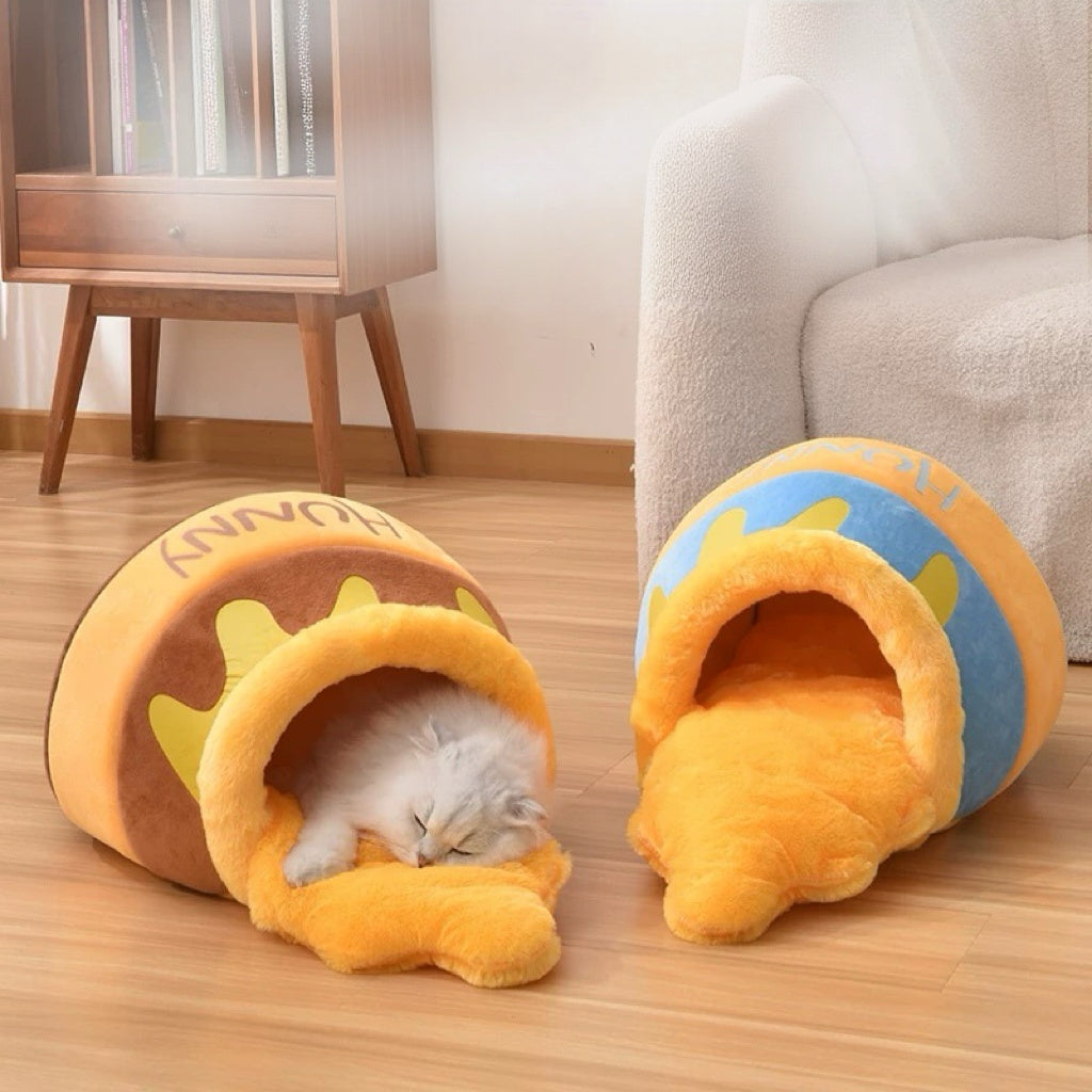 Honey Jar Cat Bed