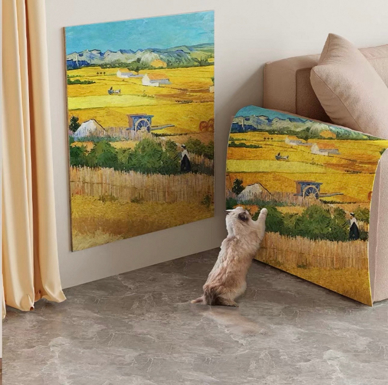 Cat Scratch Board Wall Art