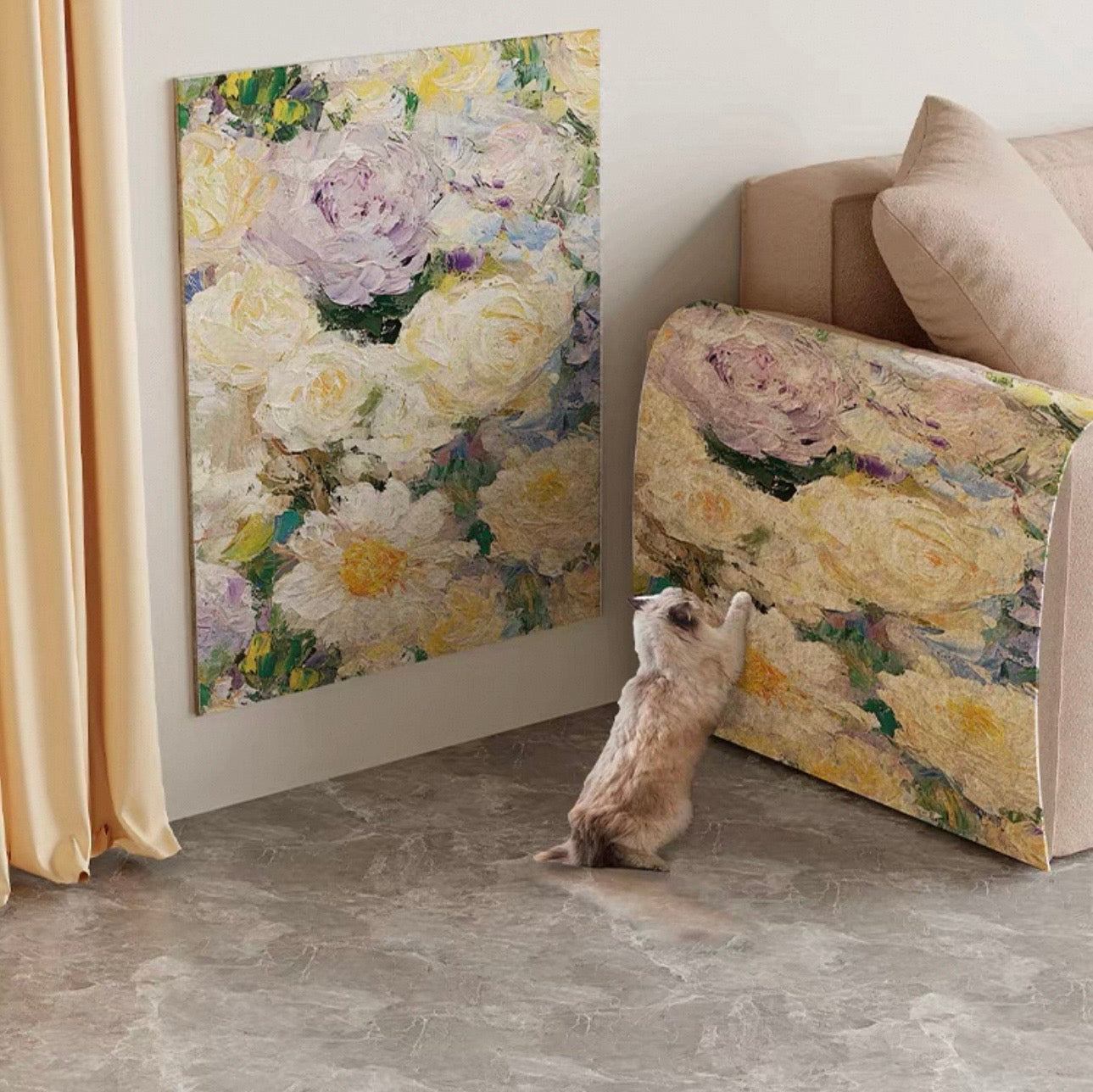 Cat Scratch Board Wall Art